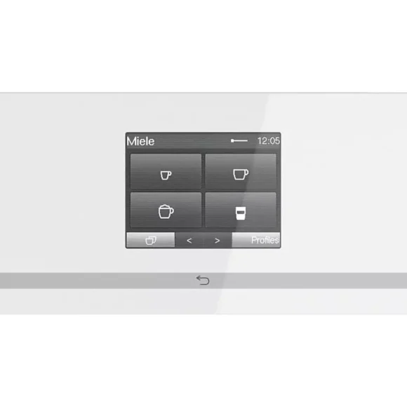 Miele CM 7550 CH Kaffeemaschine Vollautomat Brilliantweiss – Bild 4